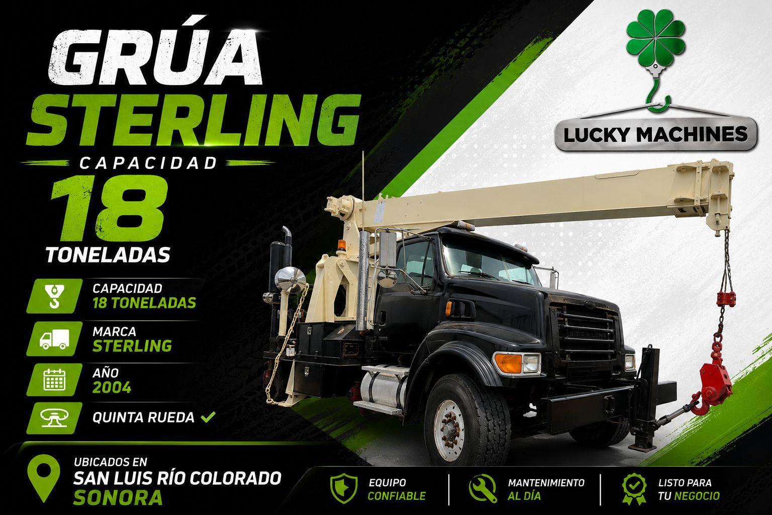 Grúa Sterling 18 toneladas en San Luis Río Colorado, Sonora